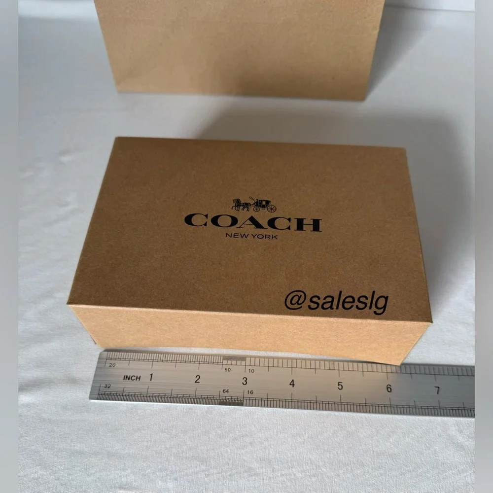 Coach Packaging Supplies extra small-sized packaging for medium-small wallets